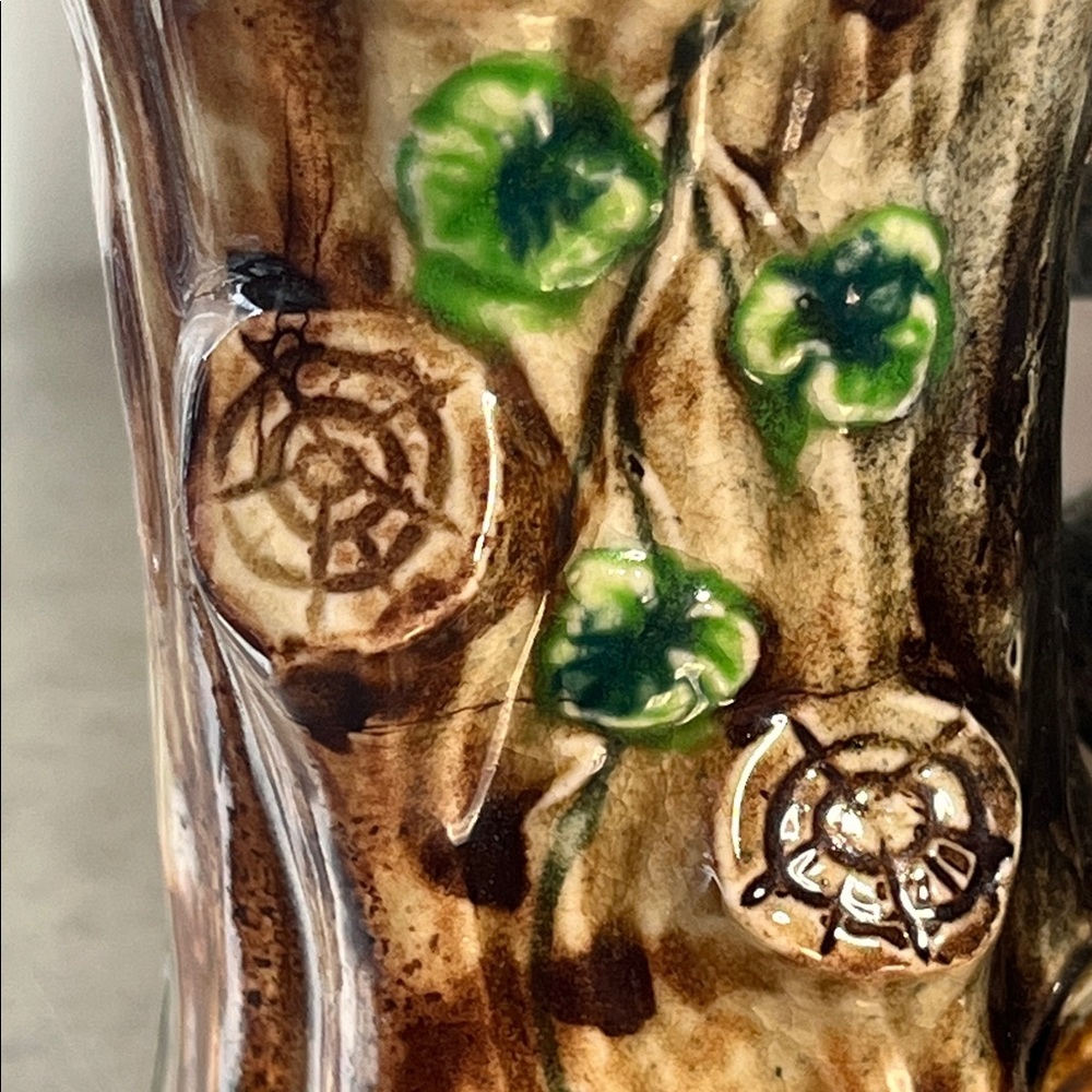 Ceramic Monkey Posy Vase Made in Japan Hand Painted Collectible Cottagecore Vtg - Picture 8 of 8
